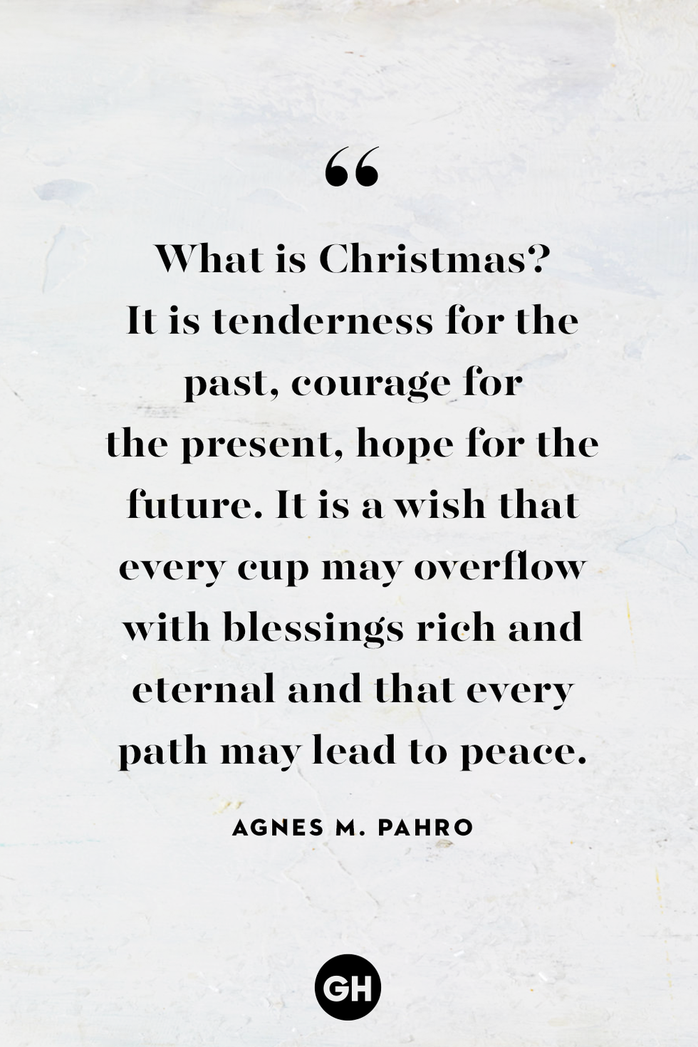 christmas quotes — agnes m pahro