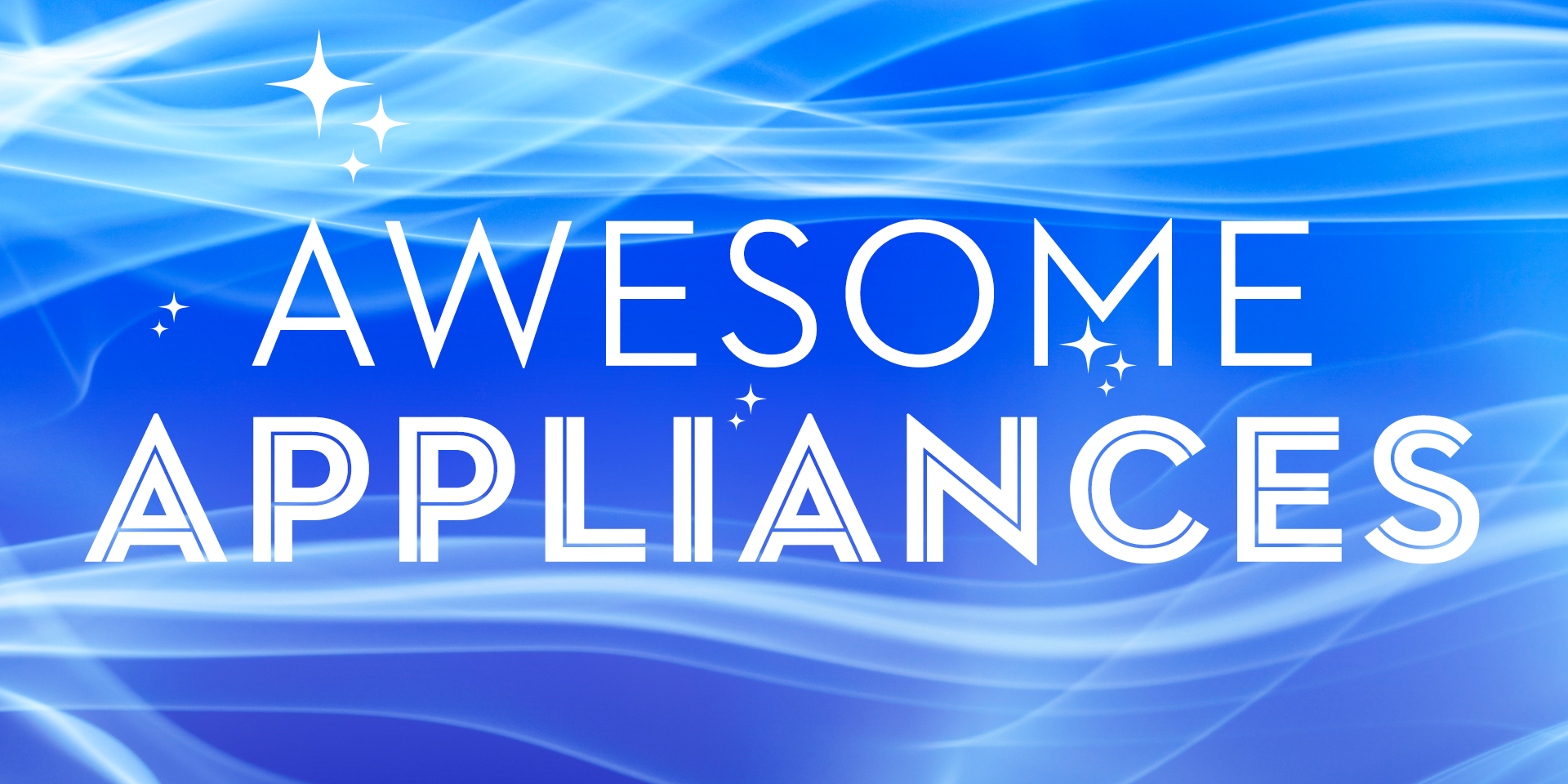 awesome appliances section header awesome appliances section header