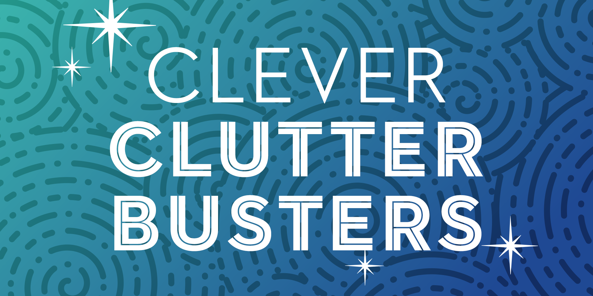 creative clutter busters section header