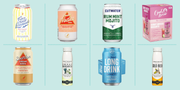 a variety of canned cocktails