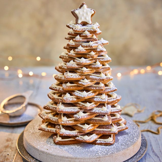 gingerbread biscuit christmas tree