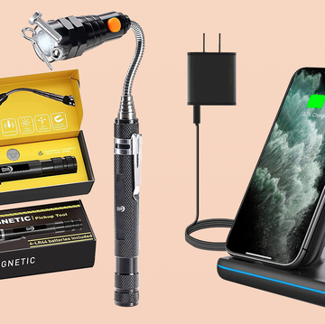 father's day gifts for grandpa, led magnetic pickup tool and wireless charging station