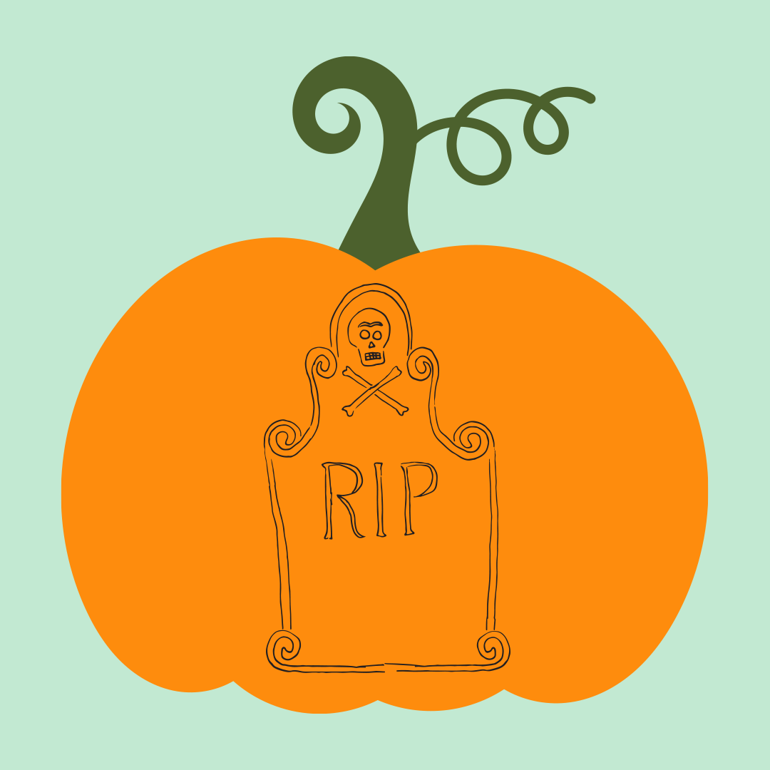 printable pumpkin stencils — tombstone