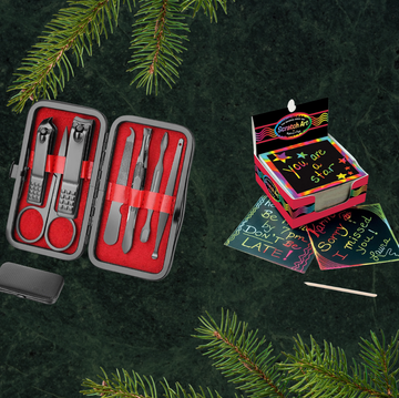 Gift items including nail grooming tools and scratch art notes gift items including nail tools and scratch art notes