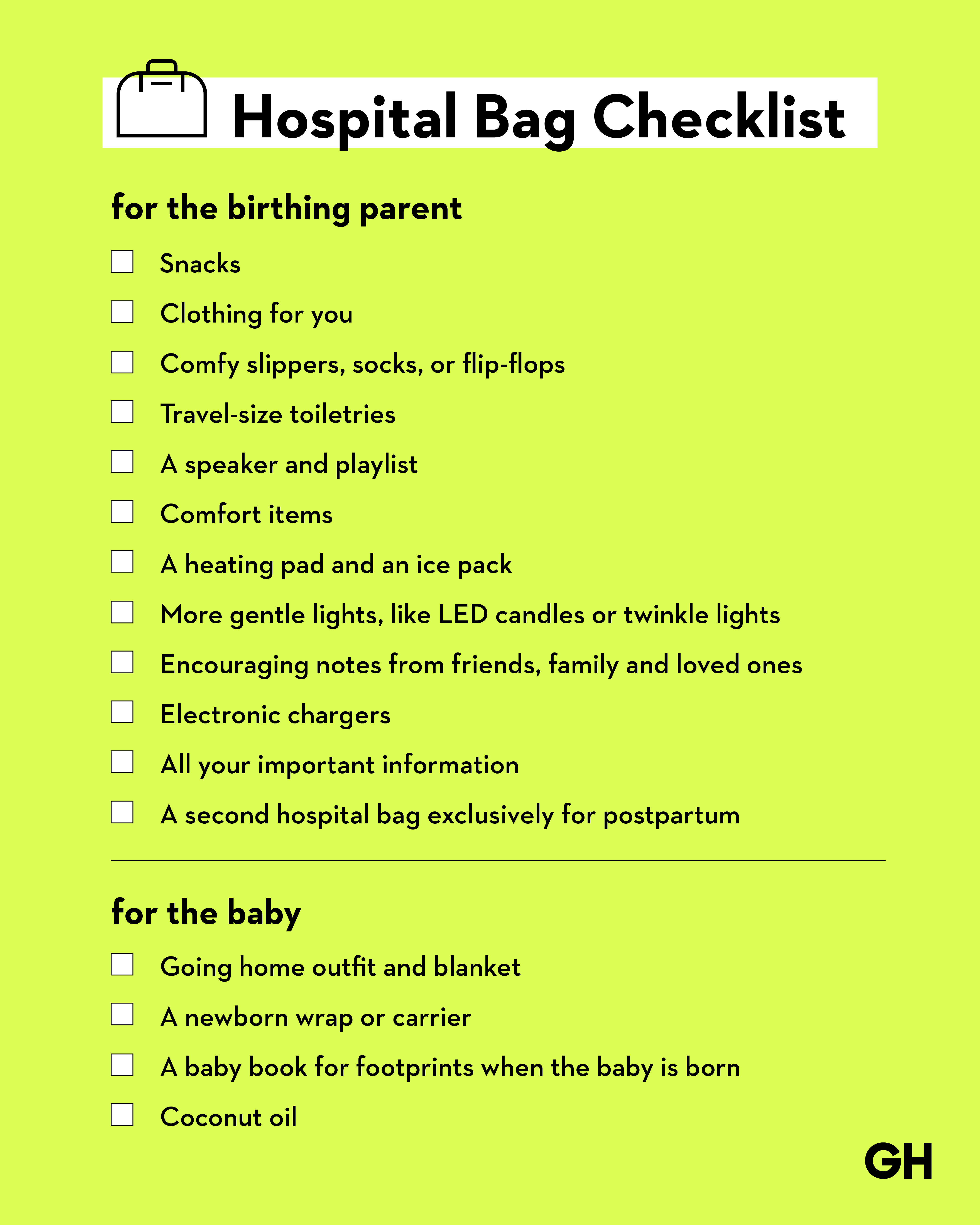 Ultimate Hospital Bag Packing List for Delivery