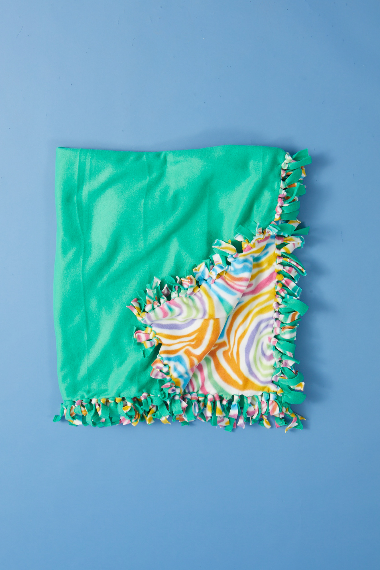 DIY Unicorn Sewing Blanket & Pillow Kit for Girls - No Sew