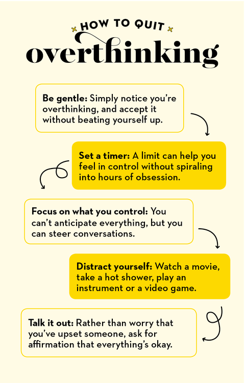how to quit overthinking