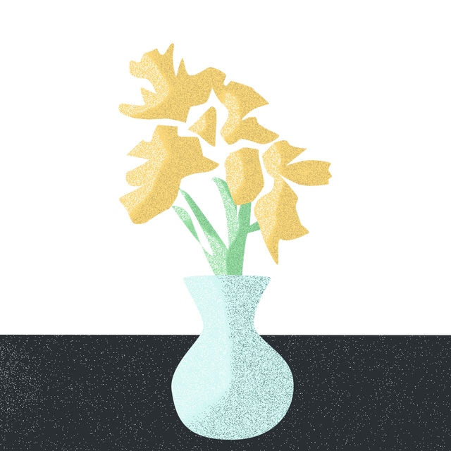 Yellow, Flowerpot, Flower, Plant, Vase, Leaf, Botany, Plant stem, Tree, Artifact, 