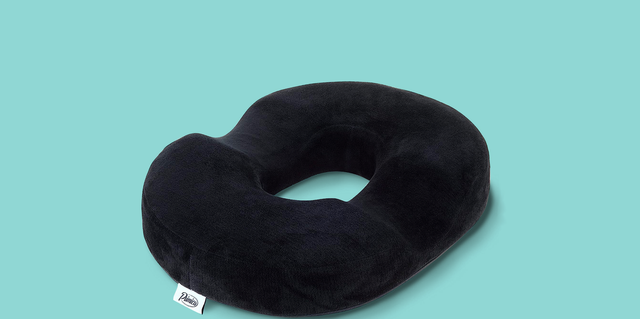 Blue Donut Seat Foam Cushion Pillow Helps Ease Tailbone Pain, Hemorrho