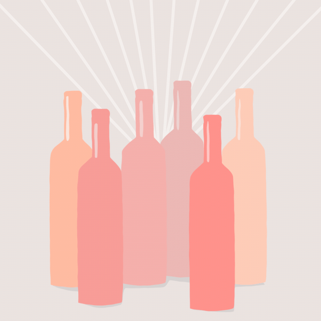 Rose wine