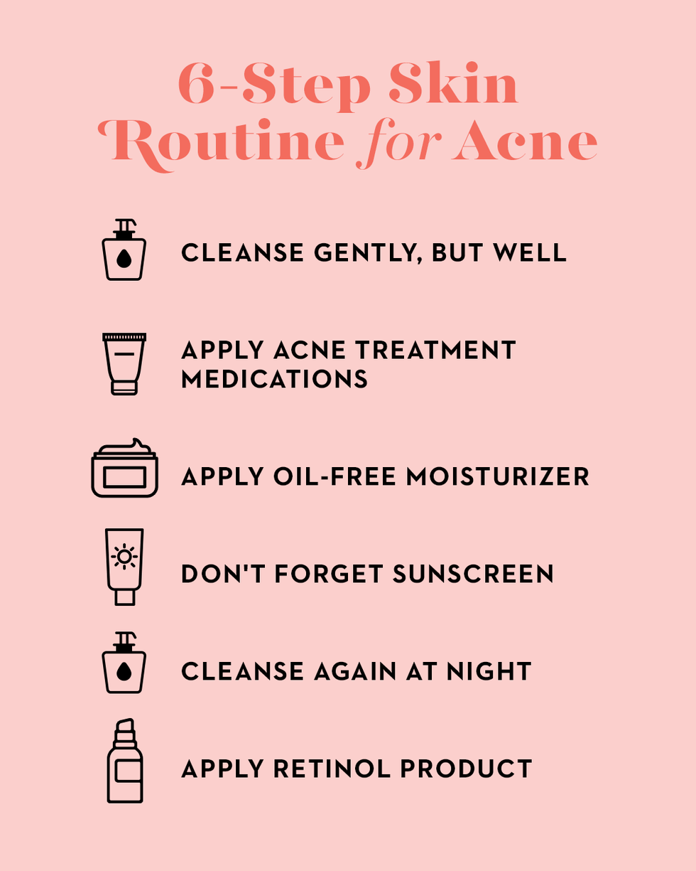 the best acne fighting skincare routine, according to dermatologists