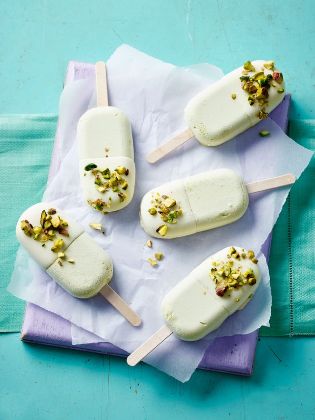 pistachio lollies