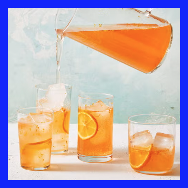 strawberry meyer lemon spritz