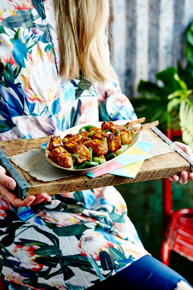 teriyaki tofu skewers