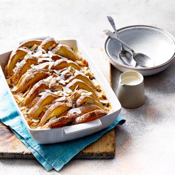 Tres Leches Bread and Butter Pudding Traybake
