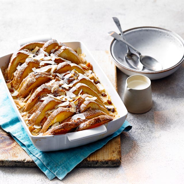 Tres Leches Bread and Butter Pudding Traybake