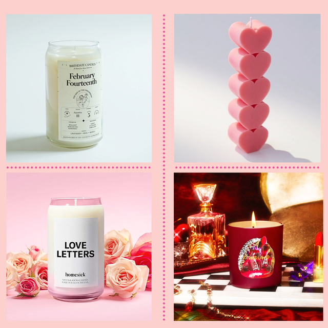 White Heart Shaped Candles - A Party N A Box