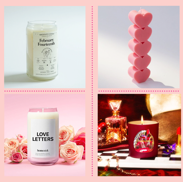 White Heart Shaped Candles - A Party N A Box