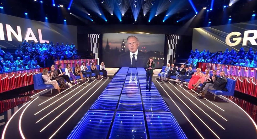 marta flich en el plato de telecinco en el homenaje a pedro piqueras