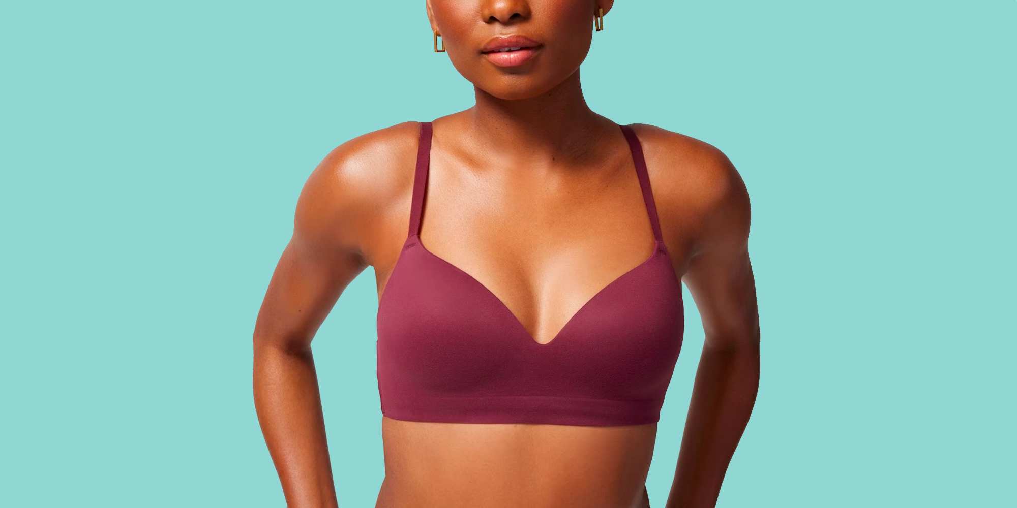 Front Closure Bra For Womem Post Surgery Sports Bra Wirefree Padded Support  Longline Workout Tank Top Comfort Brassiere