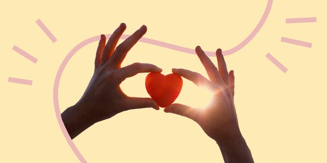 Red, Hand, Heart, Love, Finger, Gesture, Sky, Valentine's day, Heart, Thumb, 