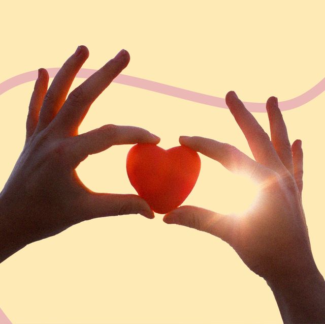 Red, Hand, Heart, Love, Finger, Gesture, Sky, Valentine's day, Heart, Thumb, 