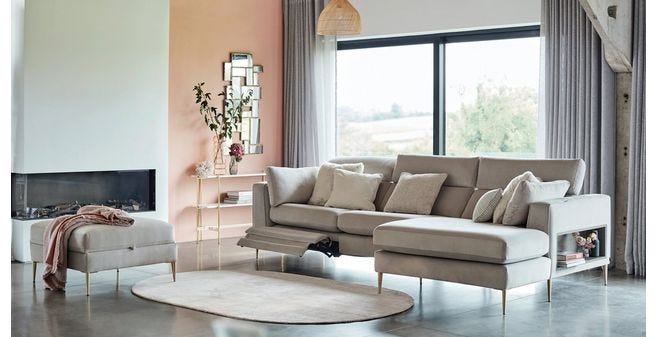 living room autumn winter