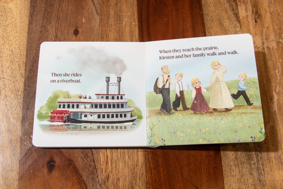 american girl kirsten board book