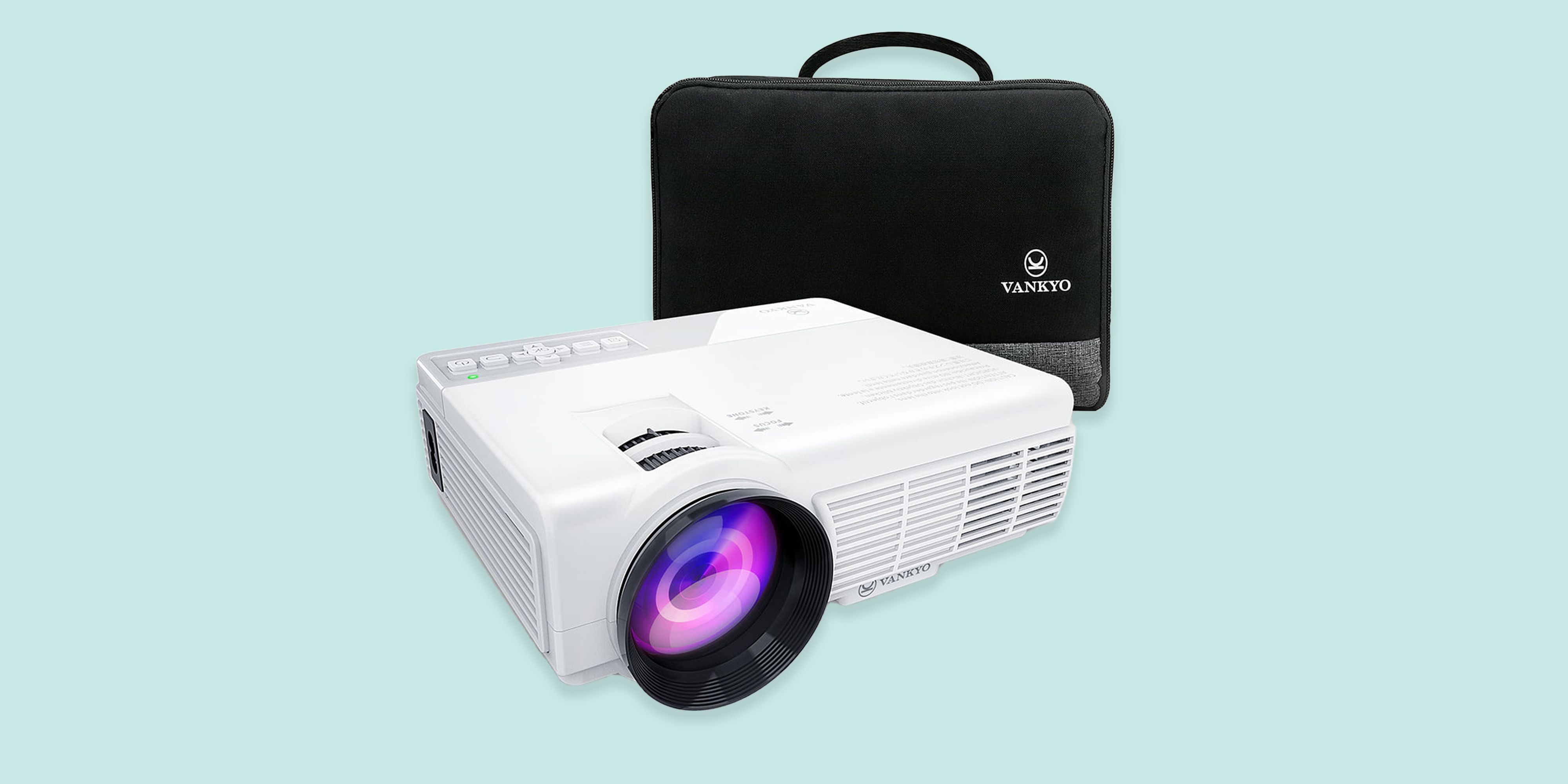 4K Support Android TV 9.0 System Outdoor Movie Projector With WiFi