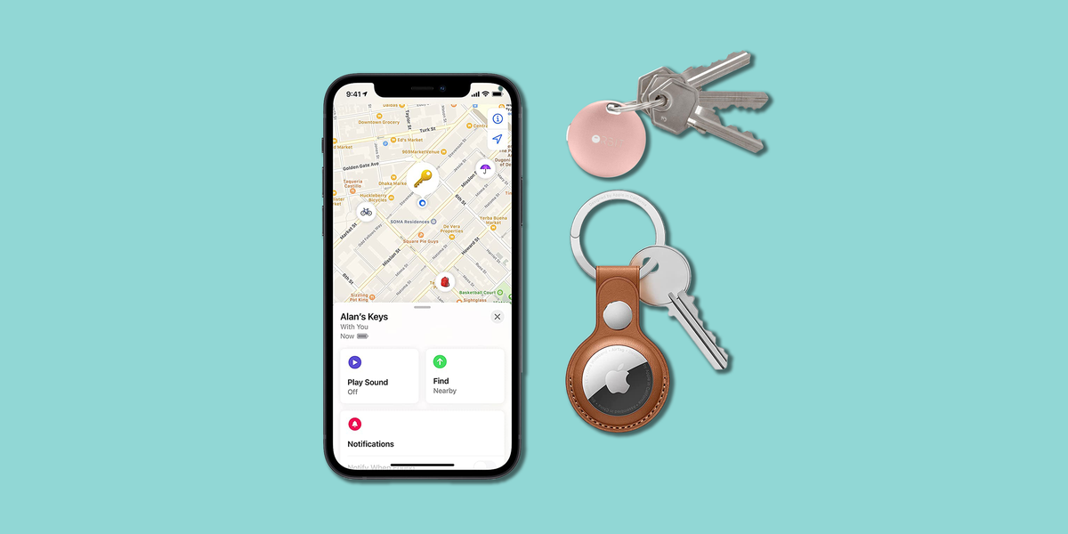 Phone Dog Flat Mini Gps Waterproof Device Tracker App For Kids Car Key  Locator