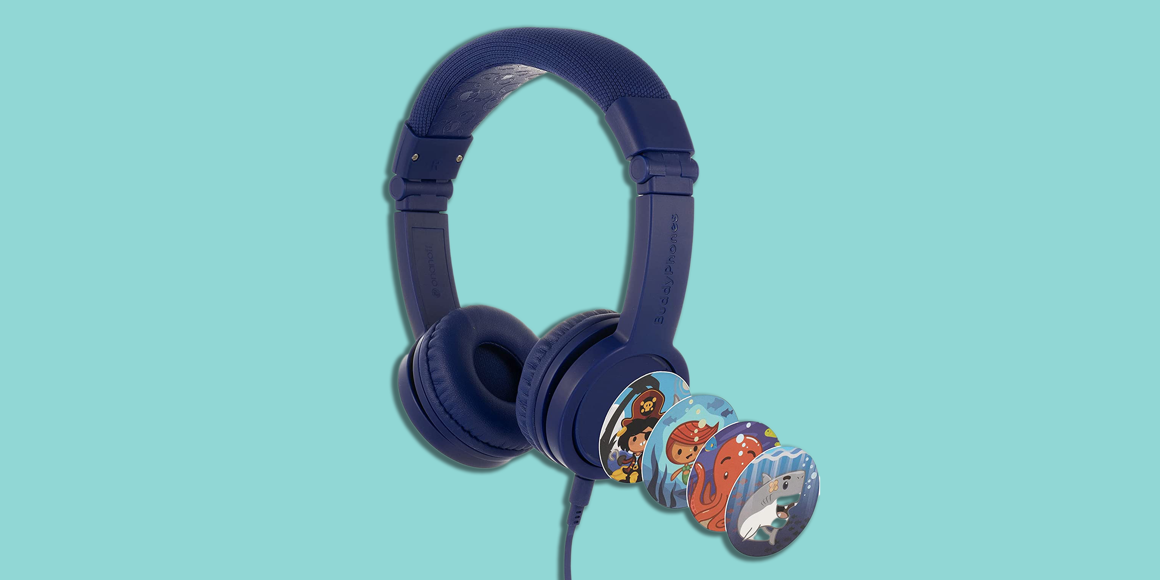 Kids On-Ear Blue Stereo Headphone