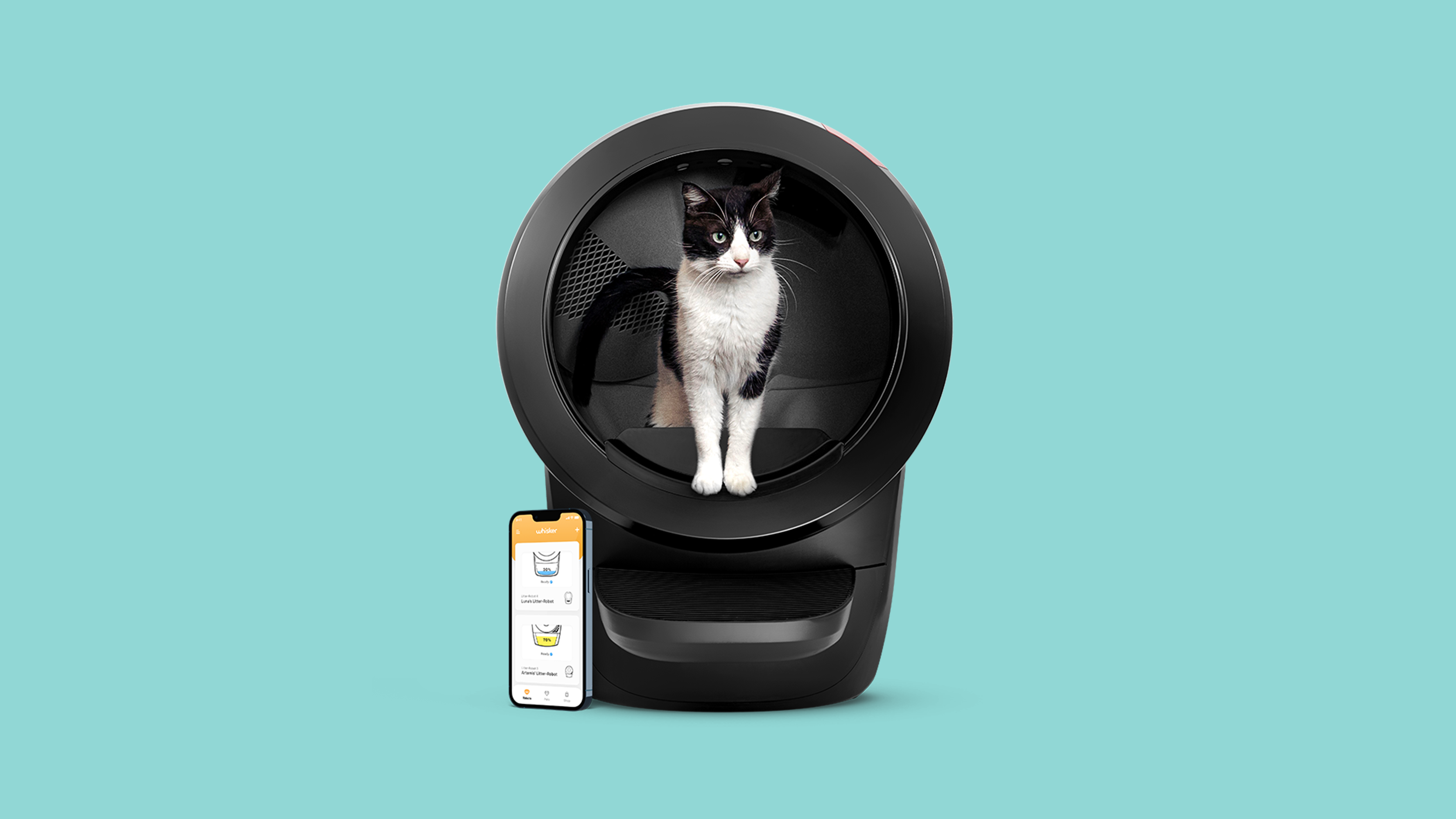 Caja de arena para gatos autolimpiante caja de arena automática para gatos  caja de arena para gatos con sensor infrarrojo para múltiples gatos un