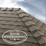 the house the good housekeeping seal built- GAF roofing