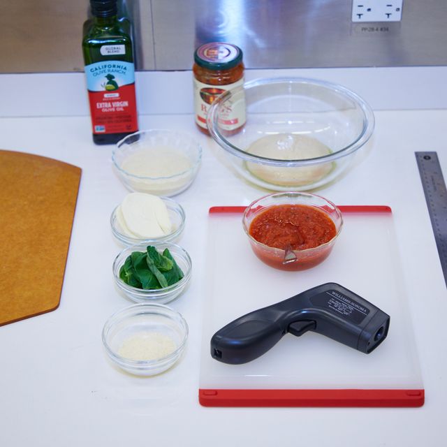 ingredients for pizza stone testing