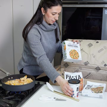 Sassos unboxing and cooking a variety of daily Harvest products in a kitchen sassos unboxing and cooking a variety of daily harvest products in a kitchen