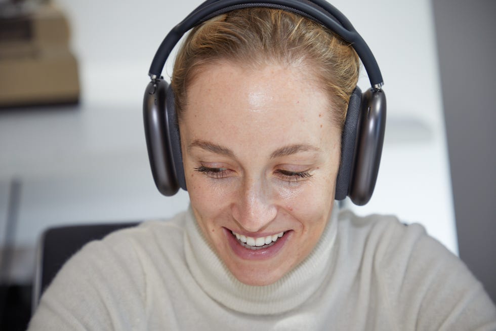 a man wearing headphones