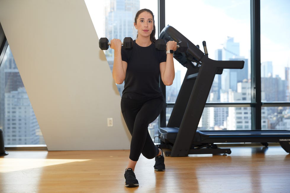 testing dumbbells in the good housekeeping institute