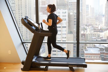 sassos testing treadmills at the good housekeeping institute