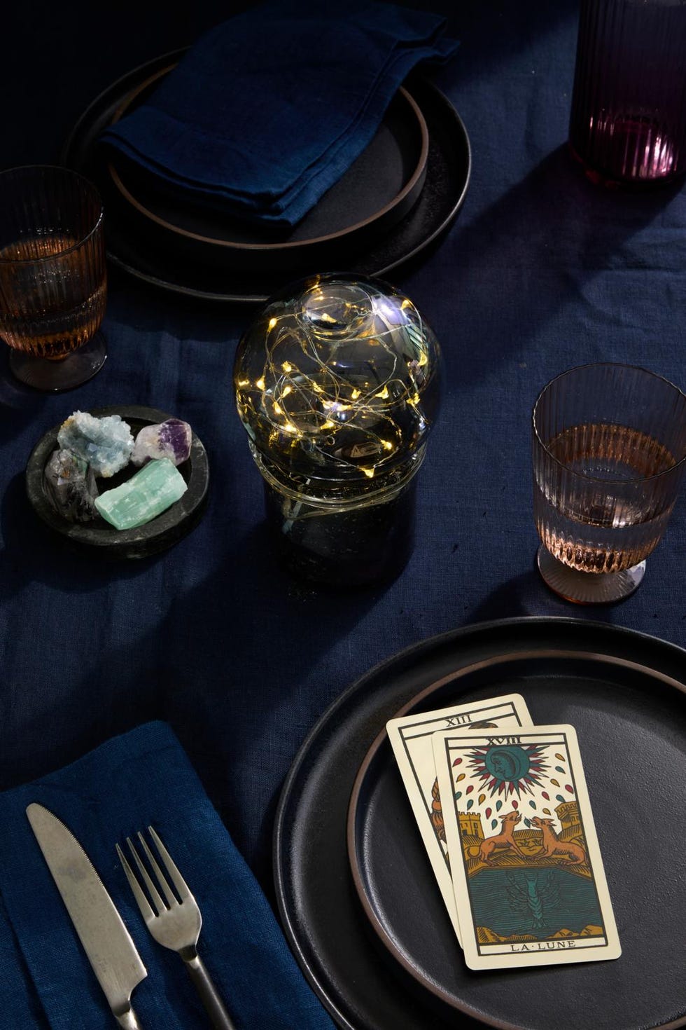 crystal ball centerpiece