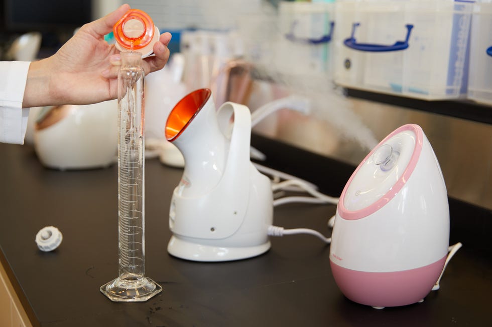 testing facial steamers