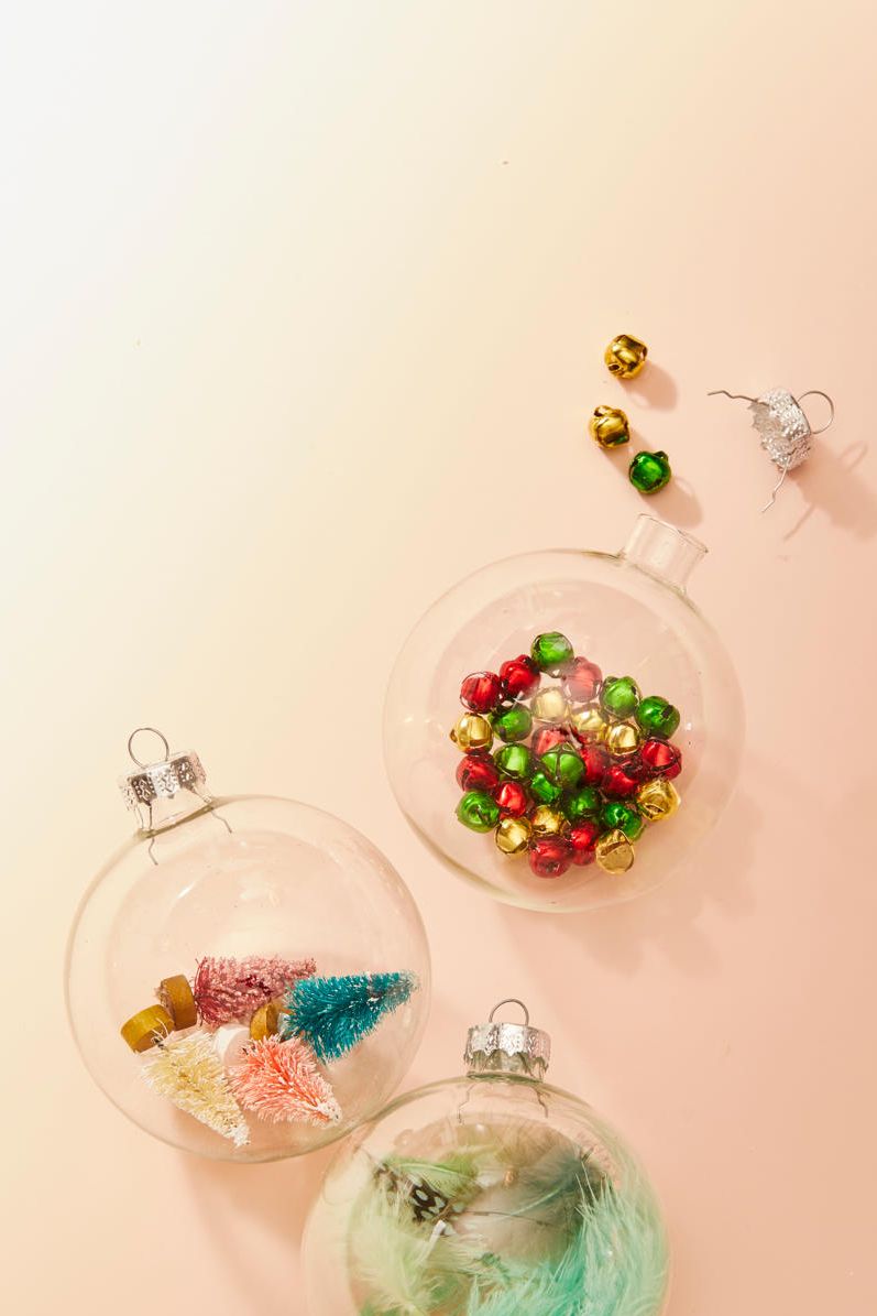 Christmas craft glass ornaments for kids