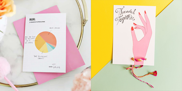two homemade mother's day cards