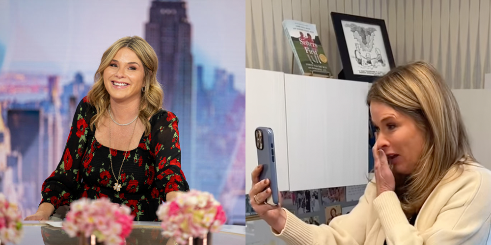 jenna bush hager at today show desk jenna emotional in ig video
