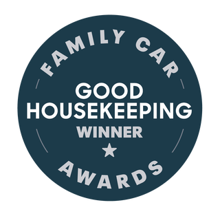 seal indicating a family car award from good housekeeping