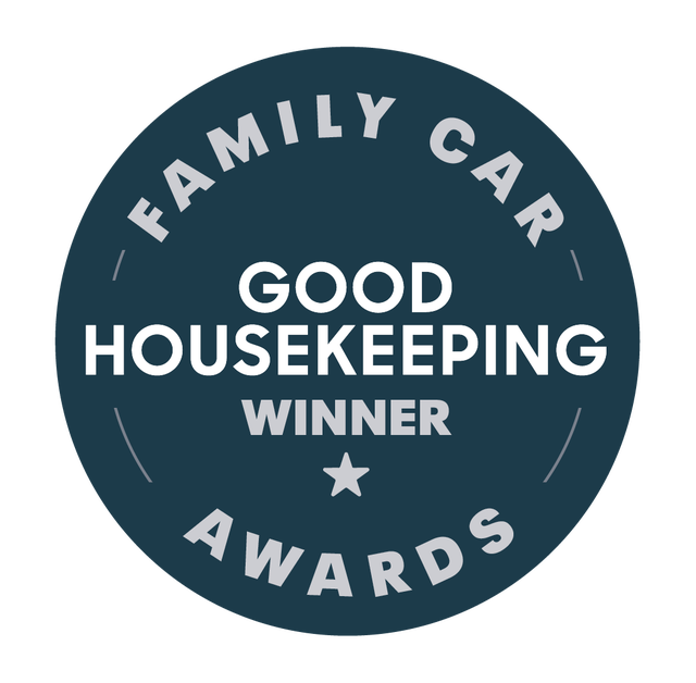 seal indicating a family car award from good housekeeping