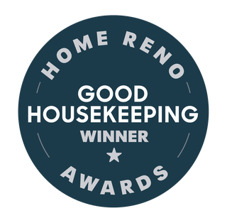 award seal indicating a winner in home renovation
