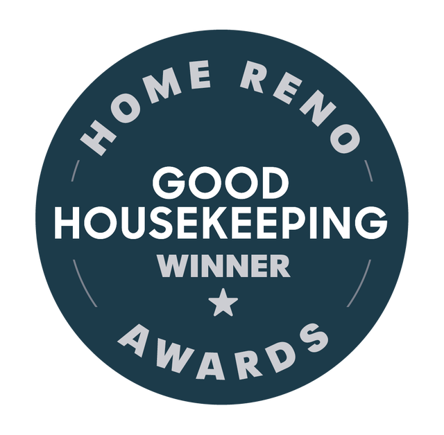 award seal indicating a winner in home renovation