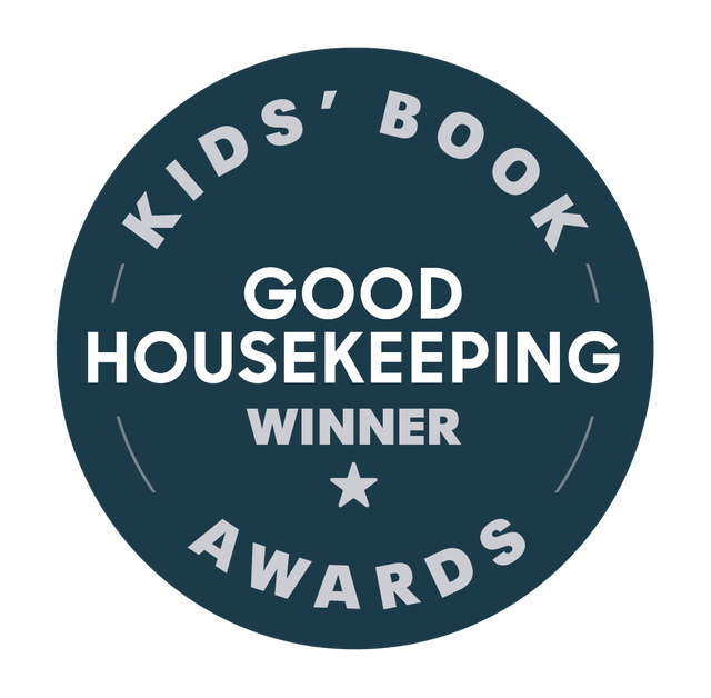 award badge indicating a childrens book recognition
