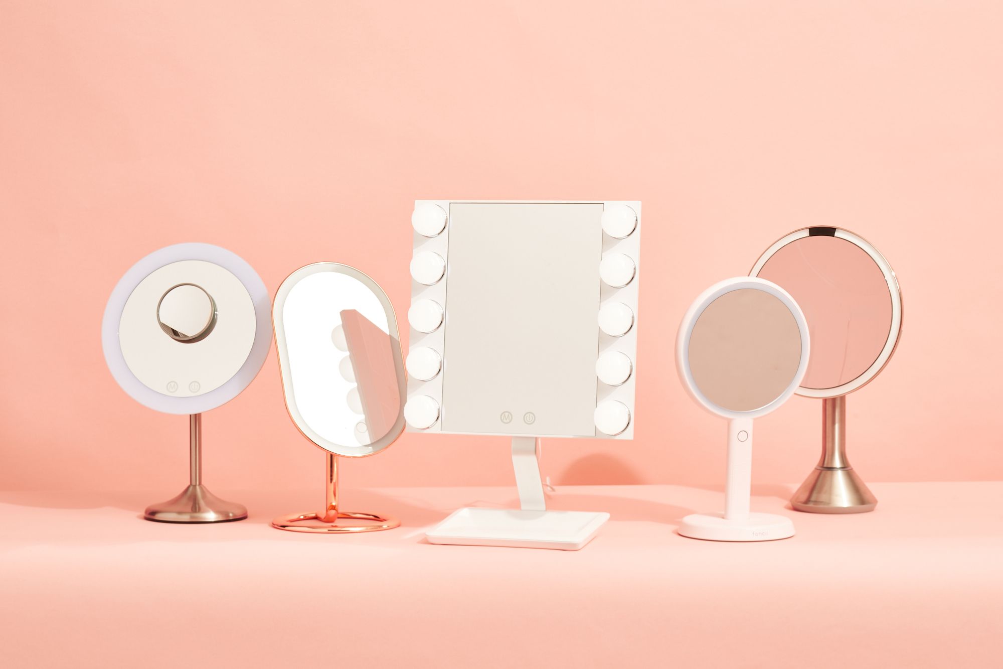 Chrome Vera Oval Vanity Mirror with 3 LED Light Settings - Fancii