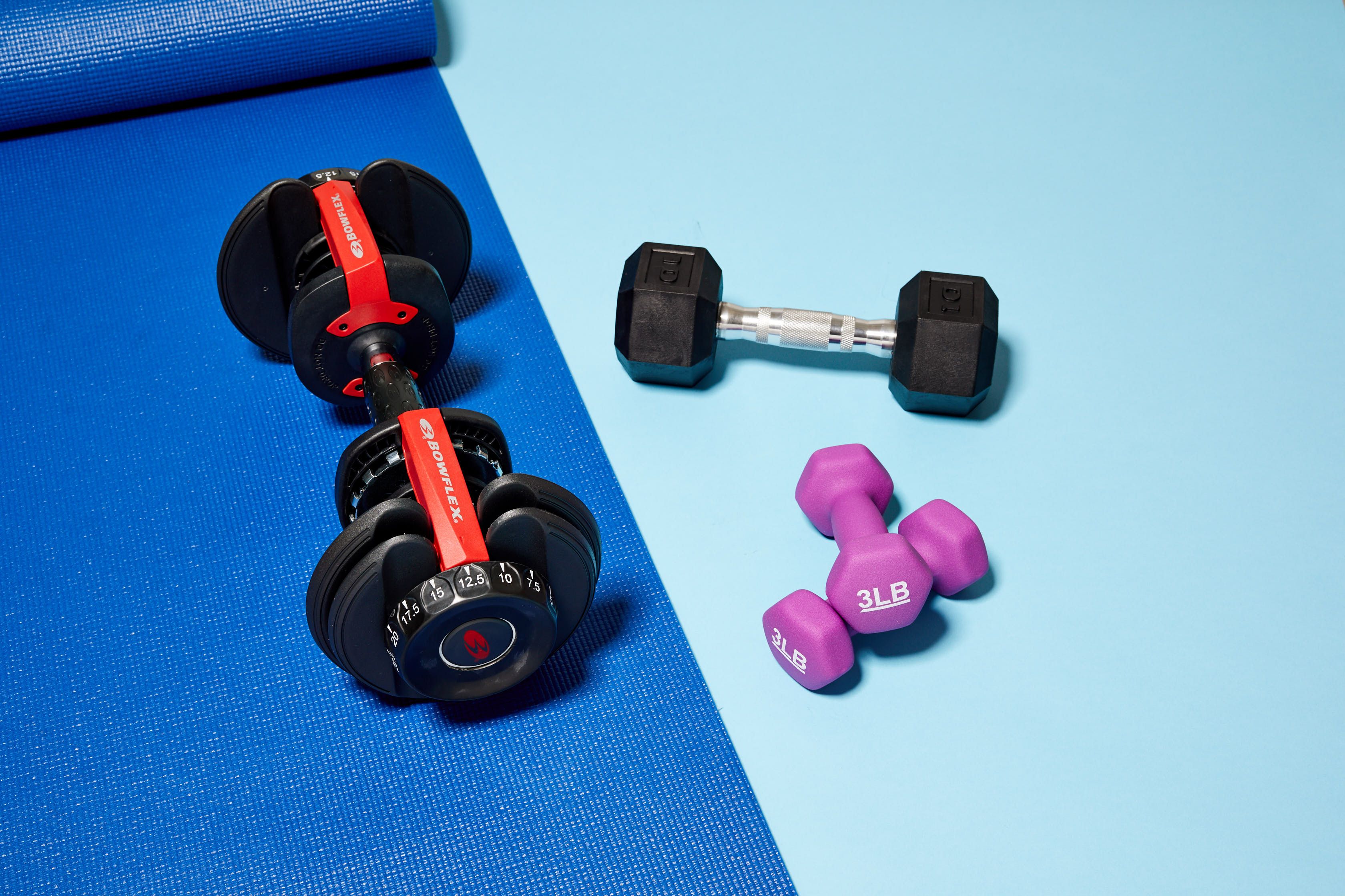 SQUATZ 70 Lbs Adjustable Dumbbell Weight Set User-friendly Easy to Use